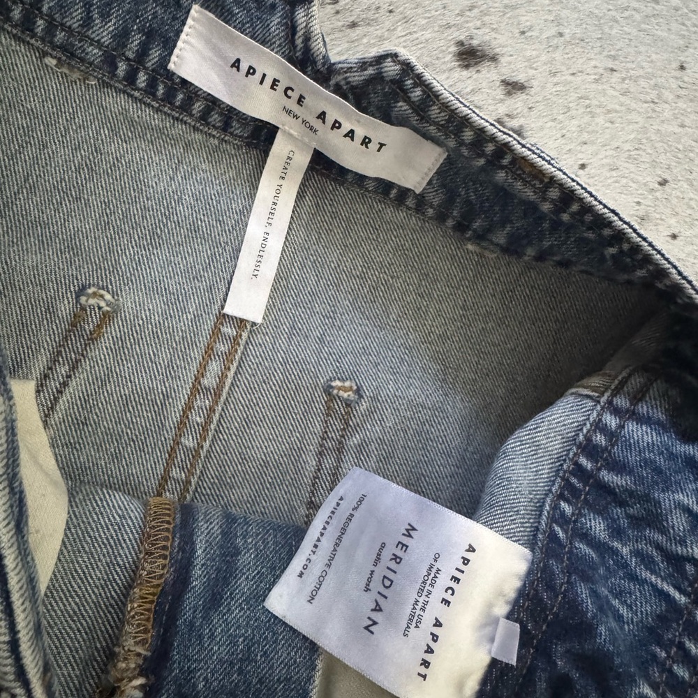 NWT Apiece Apart Meridian Jeans Austin Wash Size 29 - Picture 6 of 9